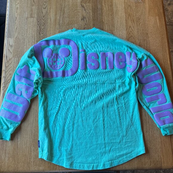 Walt Disney World Glitter Spirit Jersey Little Mermaid Colors Size Small - Picture 3 of 14